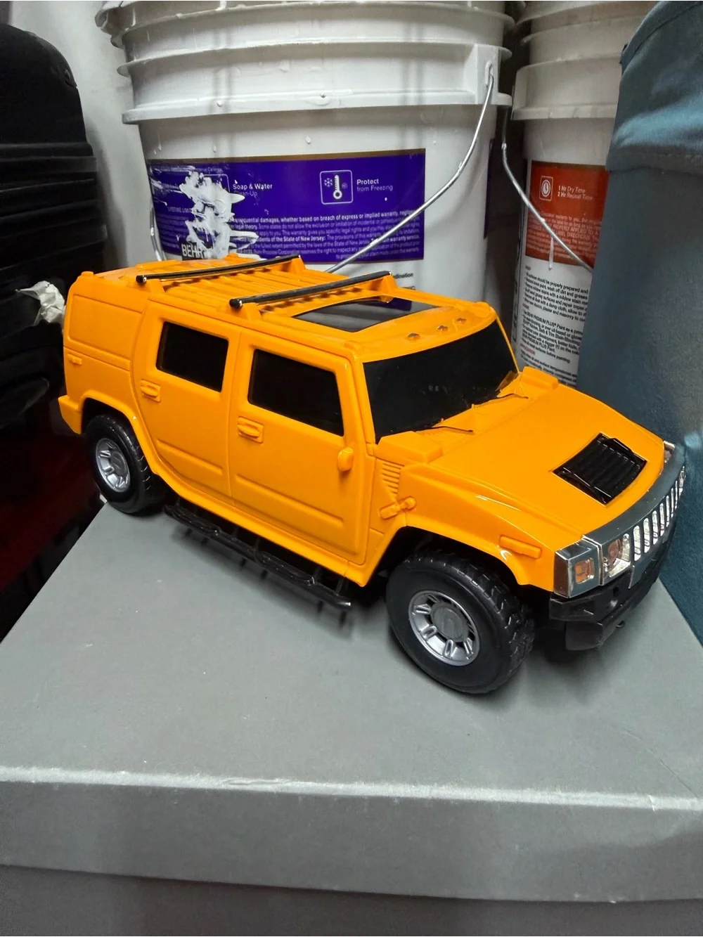 Kids Toy Off-Road SUV Toy Truck - Yellow and Black